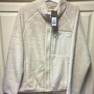 Goodfellow & Co Off-White Fleece Jacket